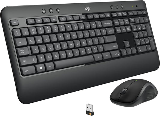 Logitech MK540 Advanced Wireless Keyboard and Mouse Combo for Windows